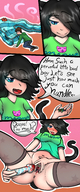 drawing insertion micro pussy panties blushing tail black_hair color blue_eyes blood smiling death teasing jets cruel punishment cat_girl smelly june striped_panties sex_toy mspaintgts