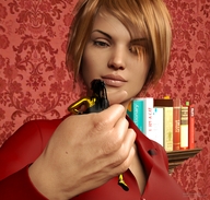 handheld shrunken_woman point_of_view jetslasher digital_render giantessnyx
