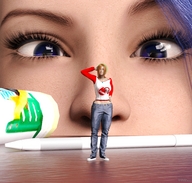 shrunken_woman point_of_view jetslasher digital_render