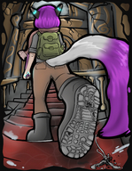drawing crush micro color blood foot_crush walking unaware boot shoe_crush anirusfere mspaintgts kiera mek organs destroyer_silhouette
