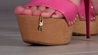 collage feet toes shrunken_man dangle platforms hanging_on marklovefeet