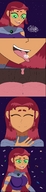 breasts drawing growth giantess vore giga alien comic color large_breasts long_hair tongue teen_titans red_hair starfire galaxy open_mouth no_background dc_comics cosmic_giantess orange_skin