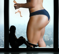giantess collage panties butt handheld giantesses redcoffee1