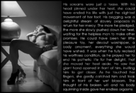 breasts collage nude pussy masturbation black_hair long_hair high_heels domination story torture shrunken_man cruel shoe_crush touching imminent_crush goobi