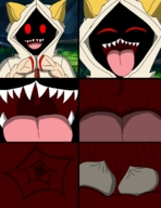drawing vore color tongue stomach taokaka open_mouth point_of_view internal_view blazblue meat_bun