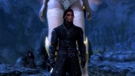 panties mini_giantess boots mod outdoors nail_polish thigh_highs skyrim digital_render