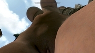 giantess nude large_breasts low_angle mod skyrim digital_render