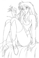 drawing manga angel anime sequence shrunken_men lineart kissa-g