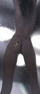 nude long_hair butt wet butt_crush brunette shower shrunken_man back mike973 digital_render