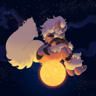 drawing giantess pokemon furry giga rabid anthro dog color goddess sun arcanine karin cosmic_giantess v_d_o