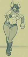 breasts giantess monochrome boots smothering kononiko