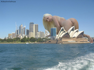 giantess collage nude pussy blonde butt barefoot ocean buildings victoria crawling looking_back looking_at_viewer syndey abulmishus