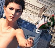 giantess nude long_hair helicopter brunette outdoors redfiredog digital_render lfcfan ascension