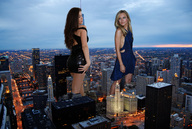 giantess collage city blonde buildings brunette wonderslug skyscraper giantesses sky kristen_bell city_lights evening_sky natalia_phillips tribute-to-tiny-little-lisa