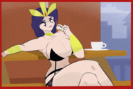drawing growth giantess vore giga city mega butt destruction huge_breasts breast_crush animation kitsune league_of_legends ahri planet_vore thick_thighs