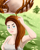 drawing crush micro color finger_crush giantwaifus hair