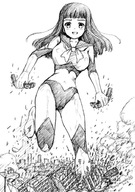 drawing giantess crush manga city monochrome destruction rampage torajimaneko