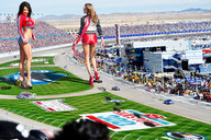 giantess collage feet large_breasts high_heels story wonderslug legs giantesses denise_milani vehicle_crush spectators race_track tiny-little-lisa deathrace alyssa_arce day_1