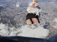 giantess collage landscape city mega blonde wonderslug jets clouds aerial_view lainey_watson tiny-little-lisa