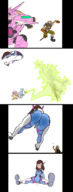 drawing giantess color butt butt_crush shrunken oc overwatch d.va junkrat