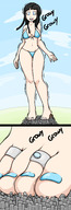 bikini breasts drawing growth giantess crush feet city mega color destruction toes jj-psychotic jumpingbettle