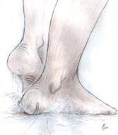 drawing giantess feet barefoot anime shrunken_men foot_crush cruel nikko goddessia