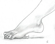 drawing giantess feet monochrome barefoot anime shrunken_men foot_crush between_toes foot_smelling nikko goddessia