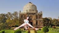 giantess collage city long_hair cleavage high_heels buildings brunette asian leg sitting long high vehicles outdoors red_nails nail_polish velocity-vektor