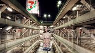 giantess collage nude city buildings smiling sitting heel outdoors velocity-vektor