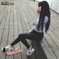 collage shoes shrunken_man naked_man sneakers nike_thea