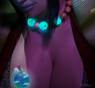 breasts giantess earth giga point_of_view necklace jetslasher candle digital_render cosmic_giantess