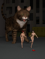breasts nude cat shrunken_woman digital_render smogass mcbbm59485