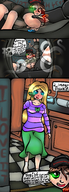 micro blonde blue_eyes handheld green_eyes shoes unaware teasing giantesses falling smelly stinky dropped poking mat mspaintgts skylar transient from_the_couch_to_aroboretum cici