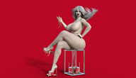 breasts nude feet large_breasts handheld blood shrunken_men pee cruel under_foot pedicure impaled no_background digital_render assworshiper denrassa