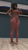 crush barefoot cleavage foot_worship shrunken_men foot_crush cruel under_foot floor digital_render amgipi