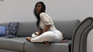 crush butt_crush domination shrunken_man underneath pinned sofa digital_render amgipi