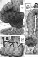 drawing manga monochrome anime shrunken_men hando_herudo little_me_big_she