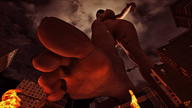 giantess nude city barefoot helicopter fire raised_foot digital_render gtsx3d