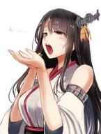 drawing giantess color mouth handheld cupped_hands kentai