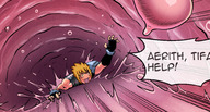drawing vore final_fantasy tifa aerith_gainsborough cloud dialogue imminent_vore doujinsak