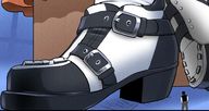 drawing giantess crush color clothed shoes boots shrunken_man giorunog aristocrat