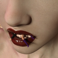 vore mouth teeth lips shrunken_woman digital_render bigiolax lexisizestuff