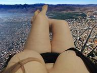 giantess collage city barefoot sitting outdoors giantess_pov