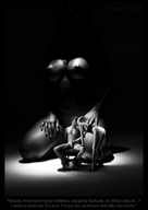 giantess collage nude large_breasts couple story mini_giantess sitting kissing dark_skin reddrop7