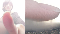 giantess collage giga destruction finger looking_down finger_crush drt3t