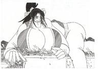 drawing giantess city mega monochrome long_hair destruction cleavage anime nipping huge_breasts ponytail nao lying_down bbw