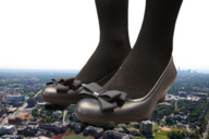 giantess collage city mega high_heels nylons outdoors