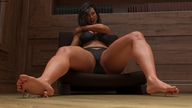 crush barefoot soles blood foot_worship shrunken_men foot_crush legs under_foot stuck_to_foot digital_render amgipi