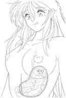 drawing vore manga anime sequence elf shrunken_men lineart kissa-g