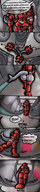 drawing micro nude tail anthro comic color butt armor low_angle boots foot_crush unaware shrunken_woman mercy dialogue panels mspaintgts shark_girl overwatch widowmaker d.va sombra symmetra troopers